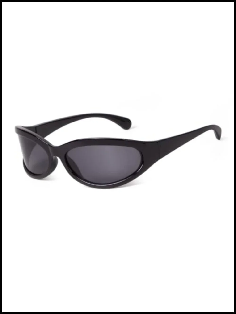Wraparound Shield Sunglasses with UV400 Protection
